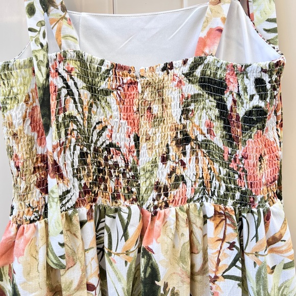 Joie Women’s Floral Multicolor Sleeveless Maxi Dress‎ Size 6 Summer Parties - Picture 5 of 7